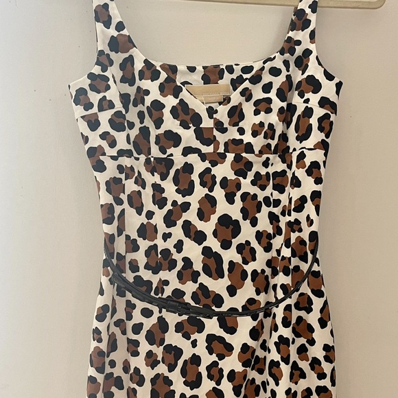 Michael Kors, leopard print cocktail dress .  Couture - Picture 3 of 3